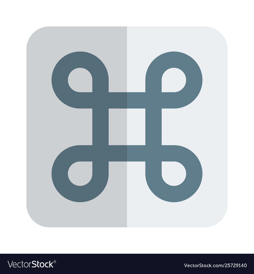 Macintosh command logotype for basic function key