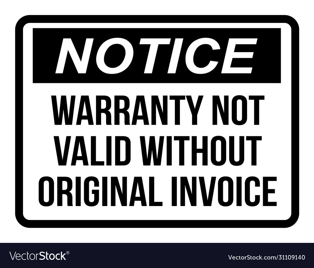 warranty notice