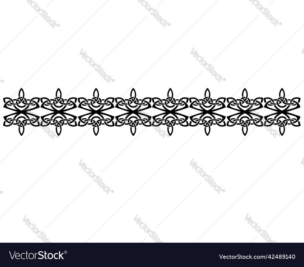 Seamless border divider or frame for text