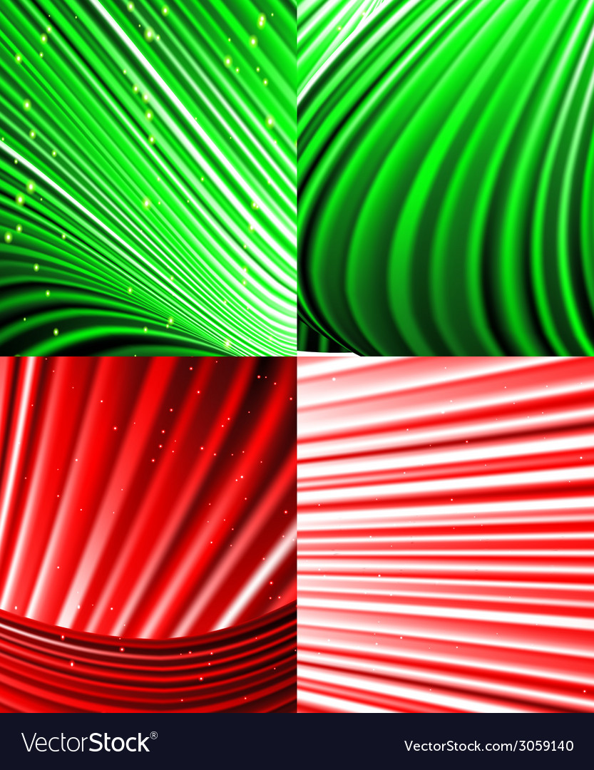 Set of background colourful luminous rays