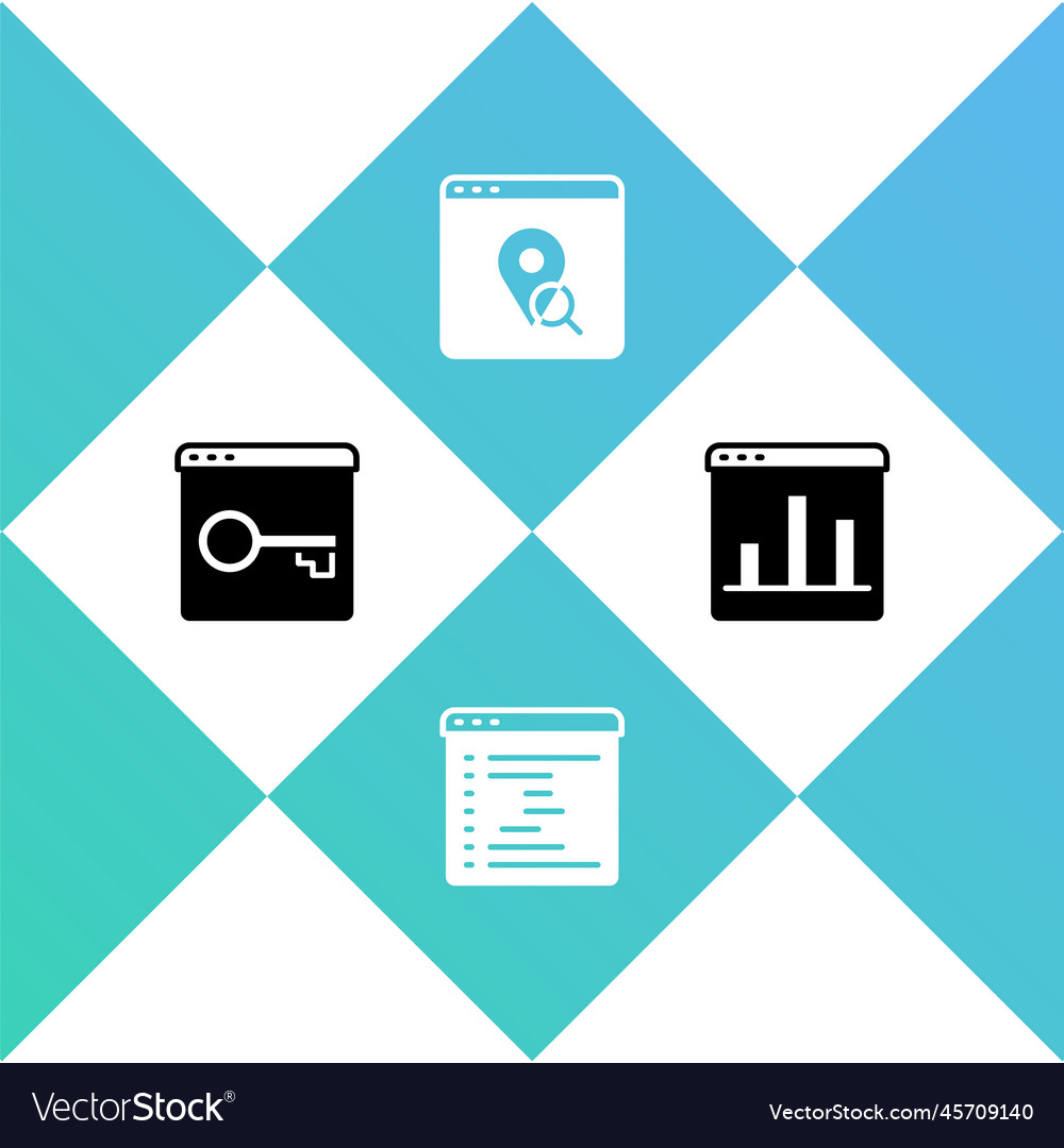Set secure your site with https ssl browser vector image Set secure your site with https ssl browser