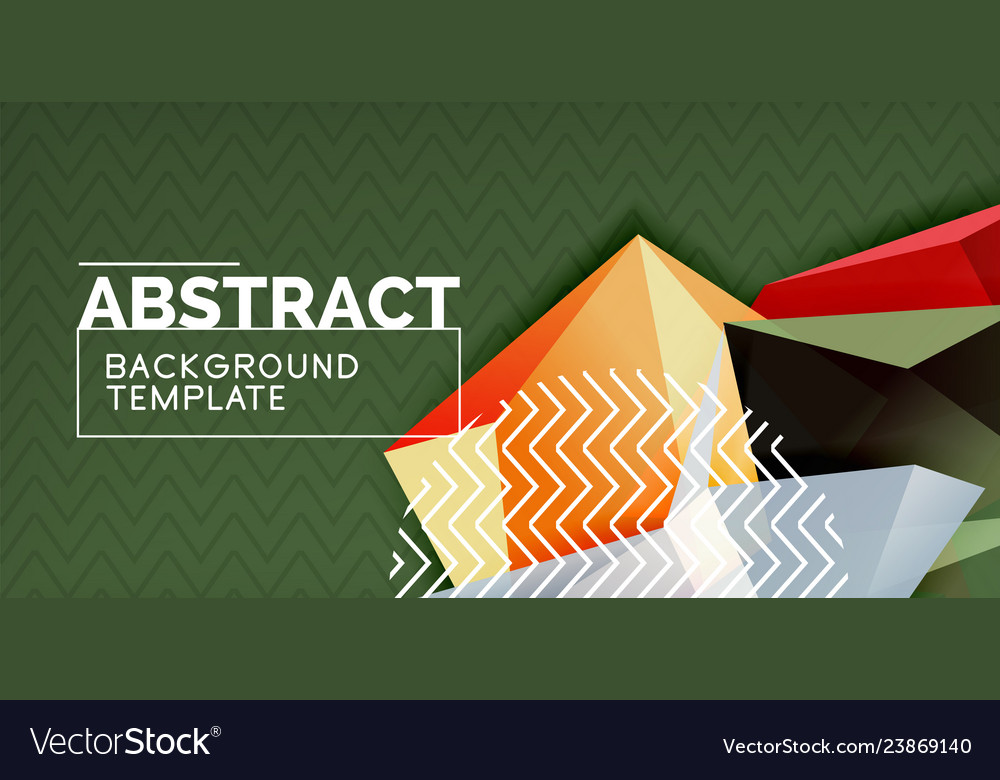 Triangular low poly background design