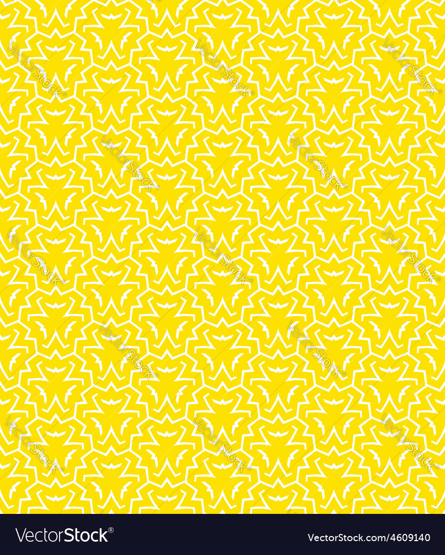 Yellow Geometric Pattern