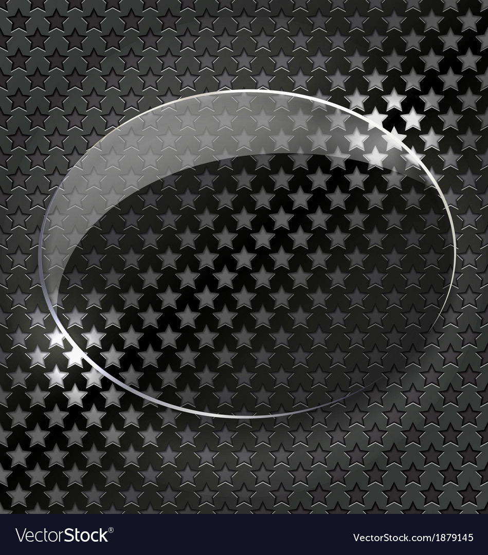 Abstract black background with glass elementframe