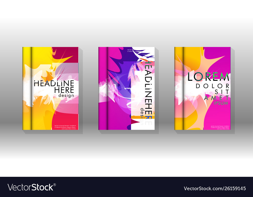 Design background cover with colorful abstract Vector Image Design background cover with colorful abstract