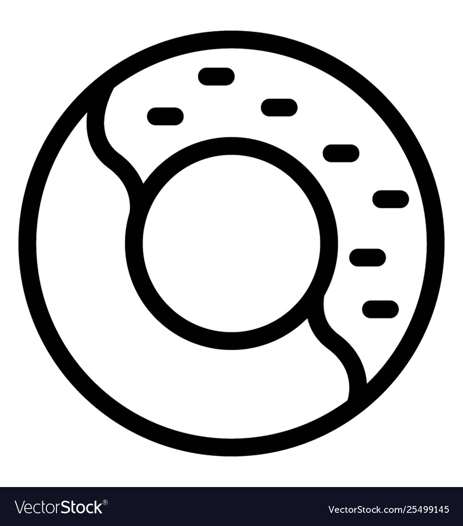 Donut Royalty Free Vector Image - VectorStock