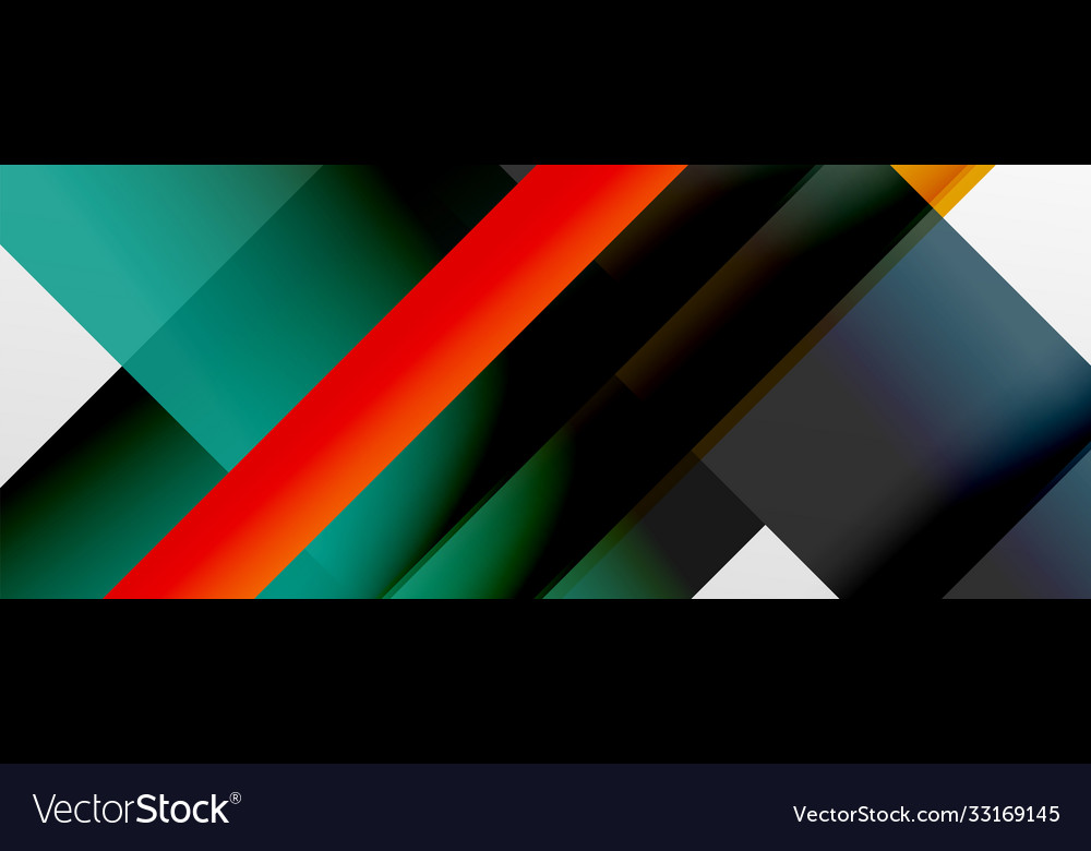 Geometric abstract backgrounds with shadow lines