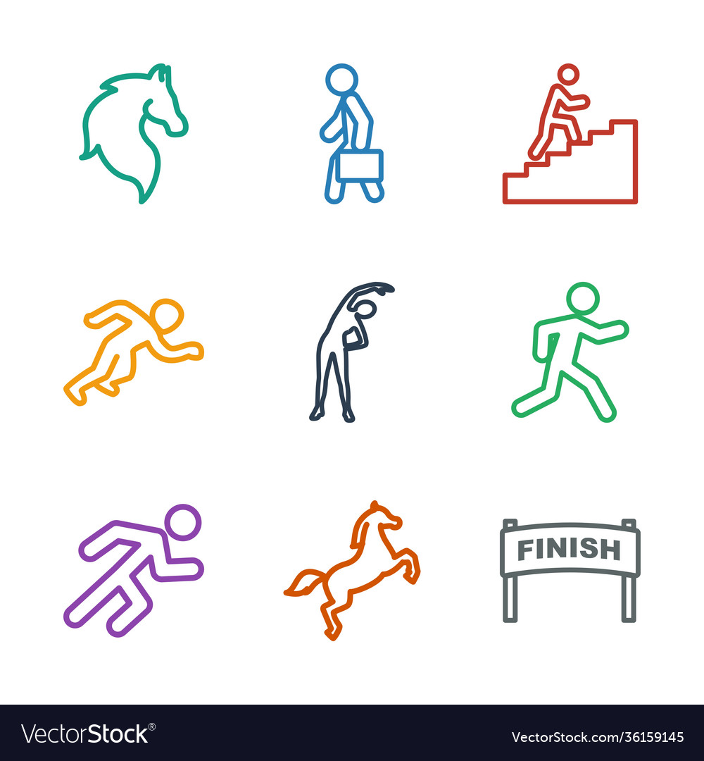 Running icons