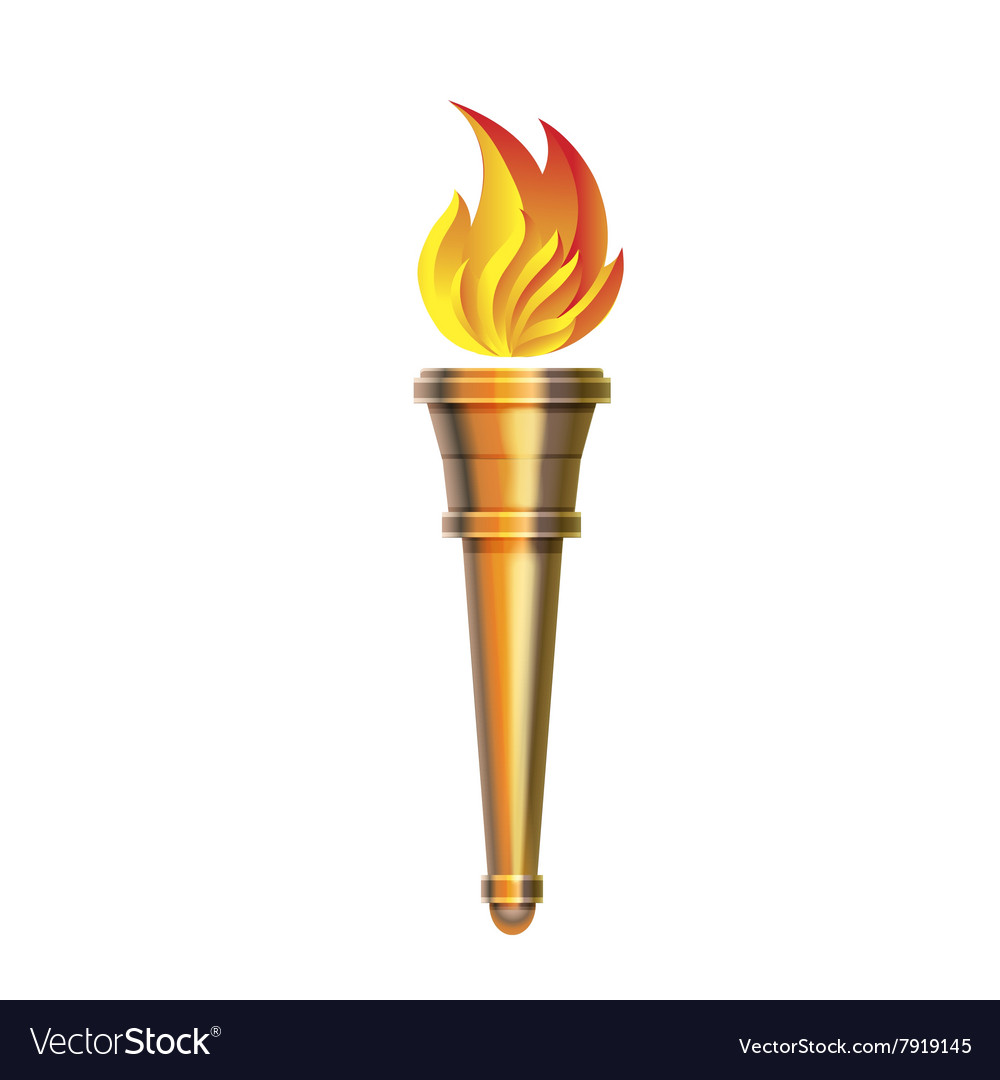 flaming torch