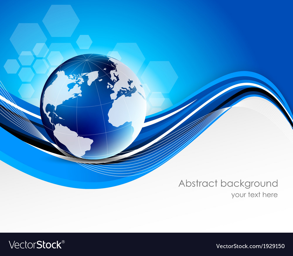 Abstract Tech Globe Background