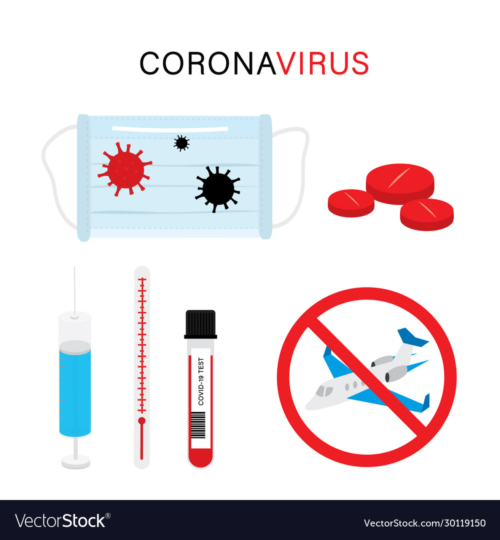 Coronavirus icon for infographic cov-2019