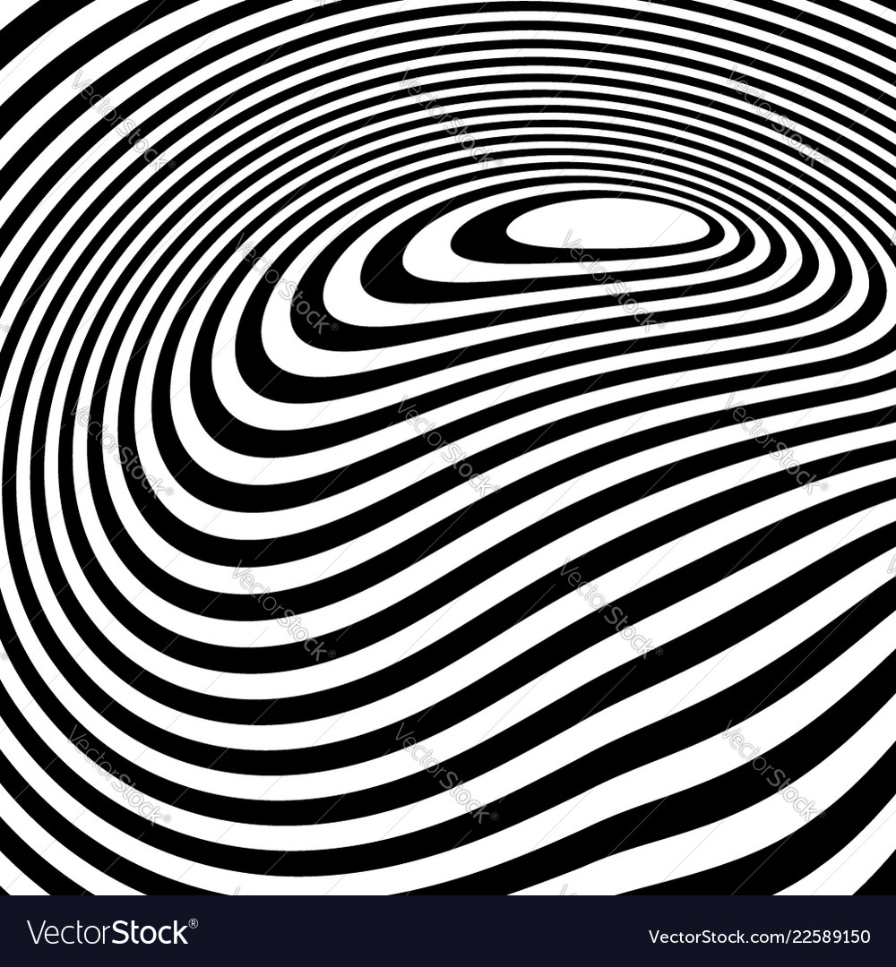 Curvy irregular dynamic lines abstract geometric vector image Curvy irregular dynamic lines abstract geometric