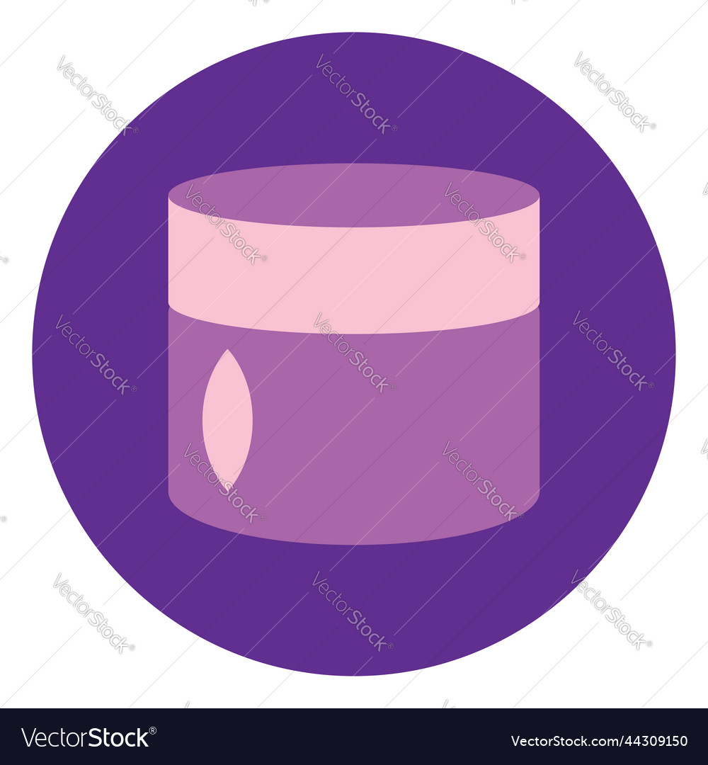 Face cream on a white background