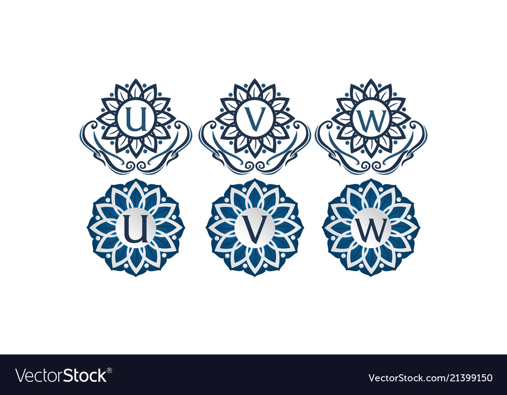 Flower elegant template set