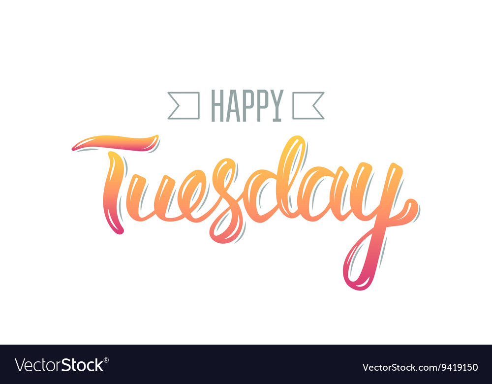 Premium Vector  Beautiful happy tuesday morning