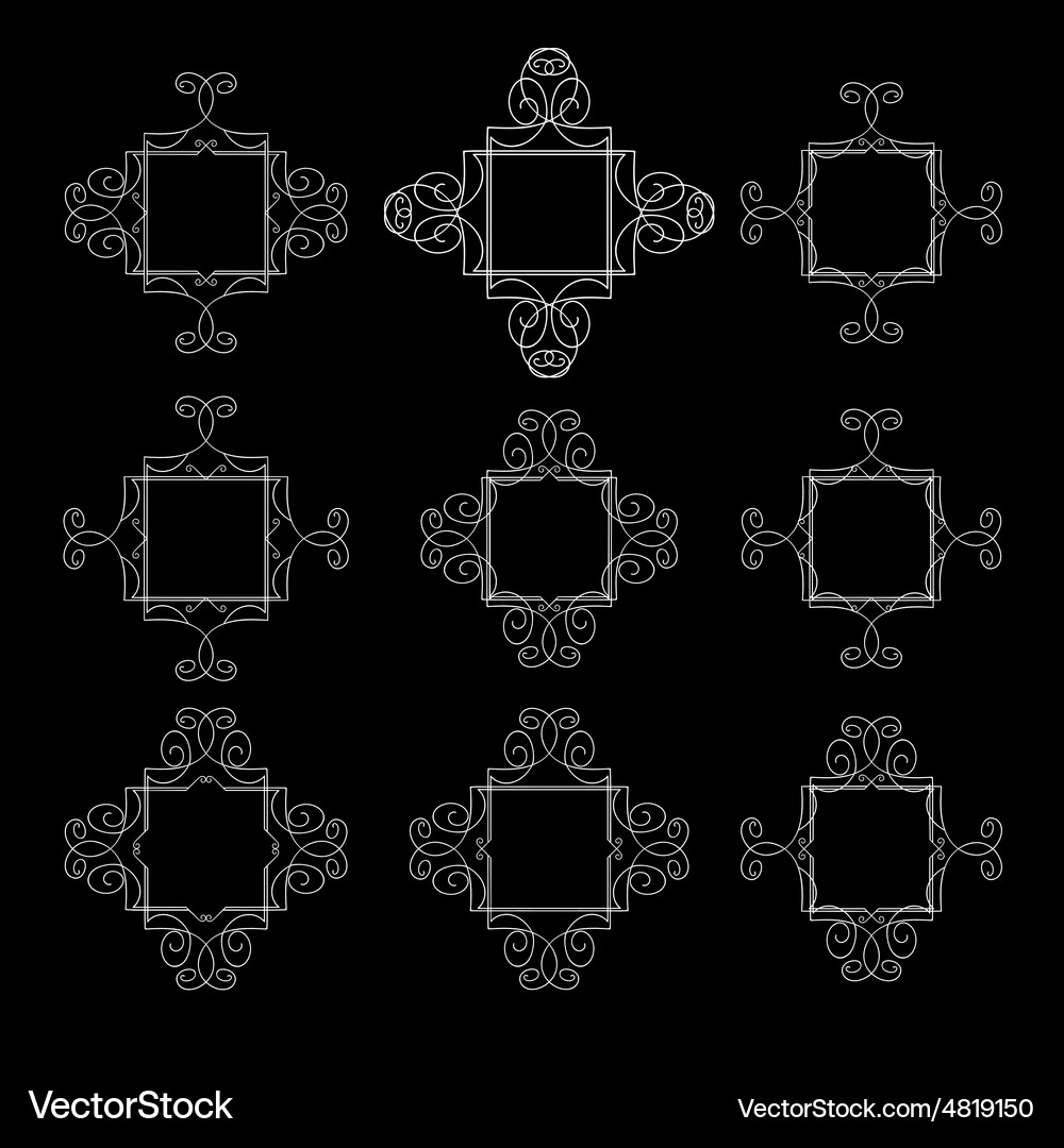 Monogram Royalty Free Vector Image - VectorStock