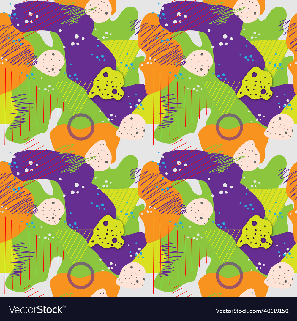 Pattern with abstract image