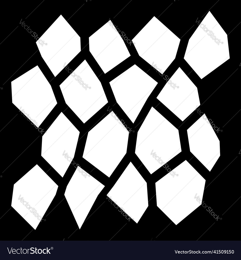 Random paving tiles pattern texture revetment vector image Random paving tiles pattern texture revetment