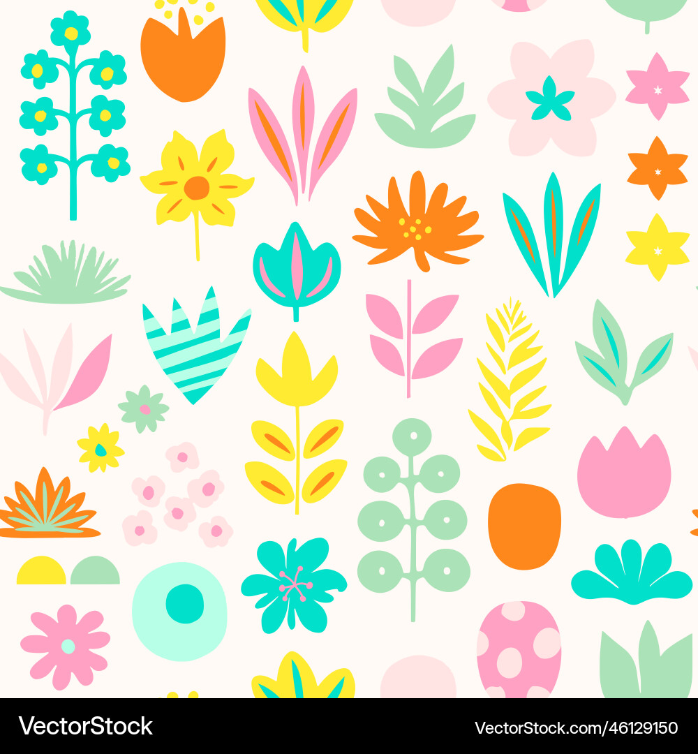 Retro vintage minimalist abstract spring Vector Image