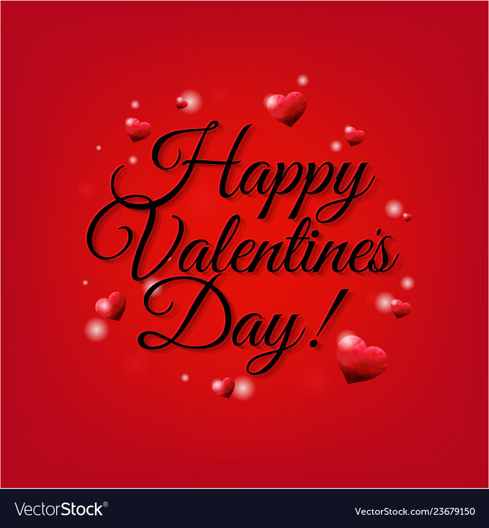 Valentines day card Royalty Free Vector Image - VectorStock