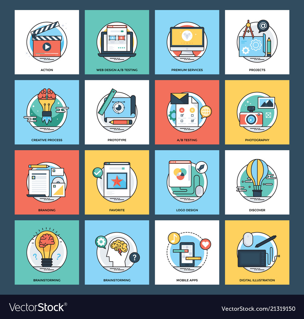 Web Development Icon Set