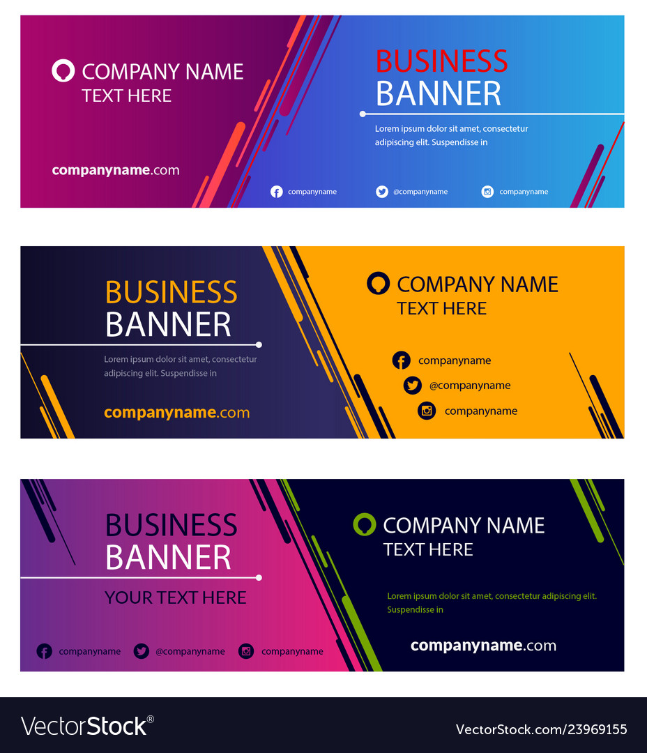 Business banner design