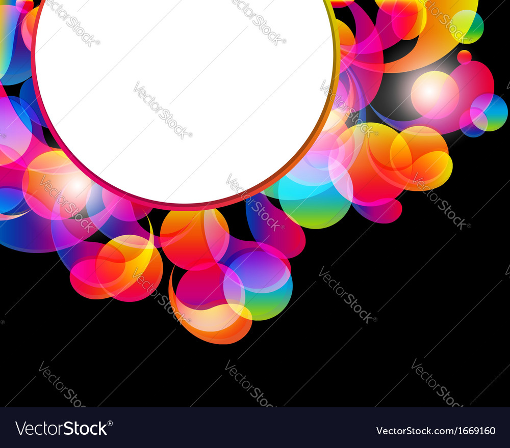 Card background abstract bright color drops