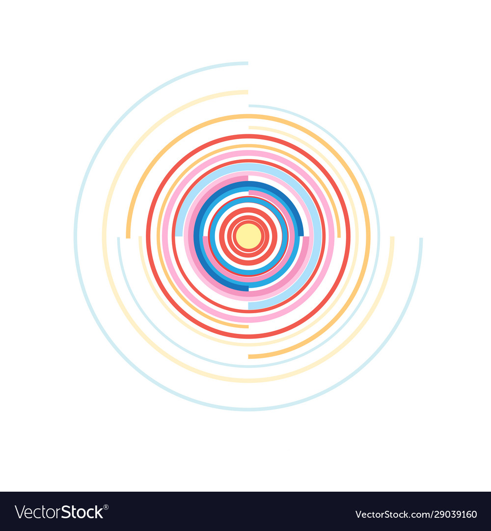 Concentric elements a circle