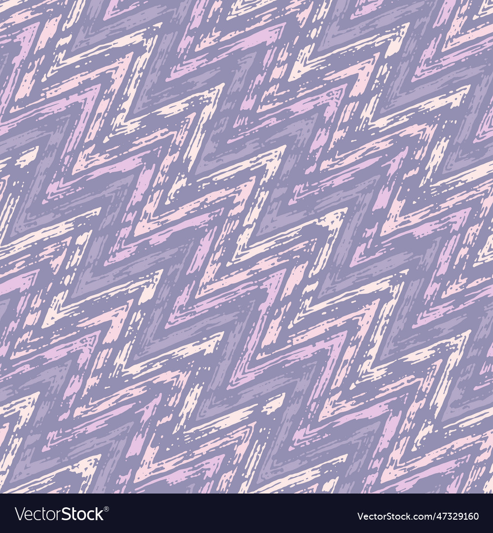 Distressed textured zigzag pattern