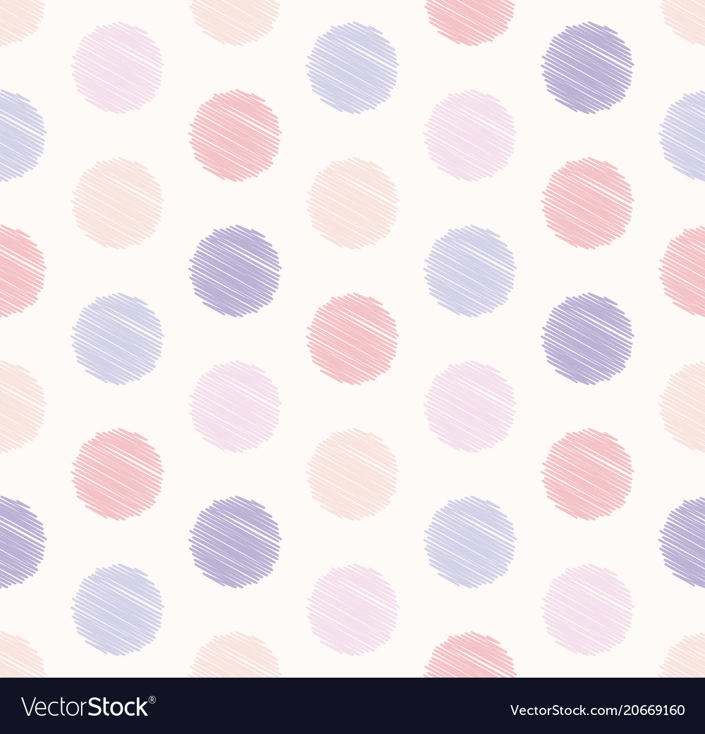 Dots circle geometric seamless pattern background vector image Dots circle geometric seamless pattern background