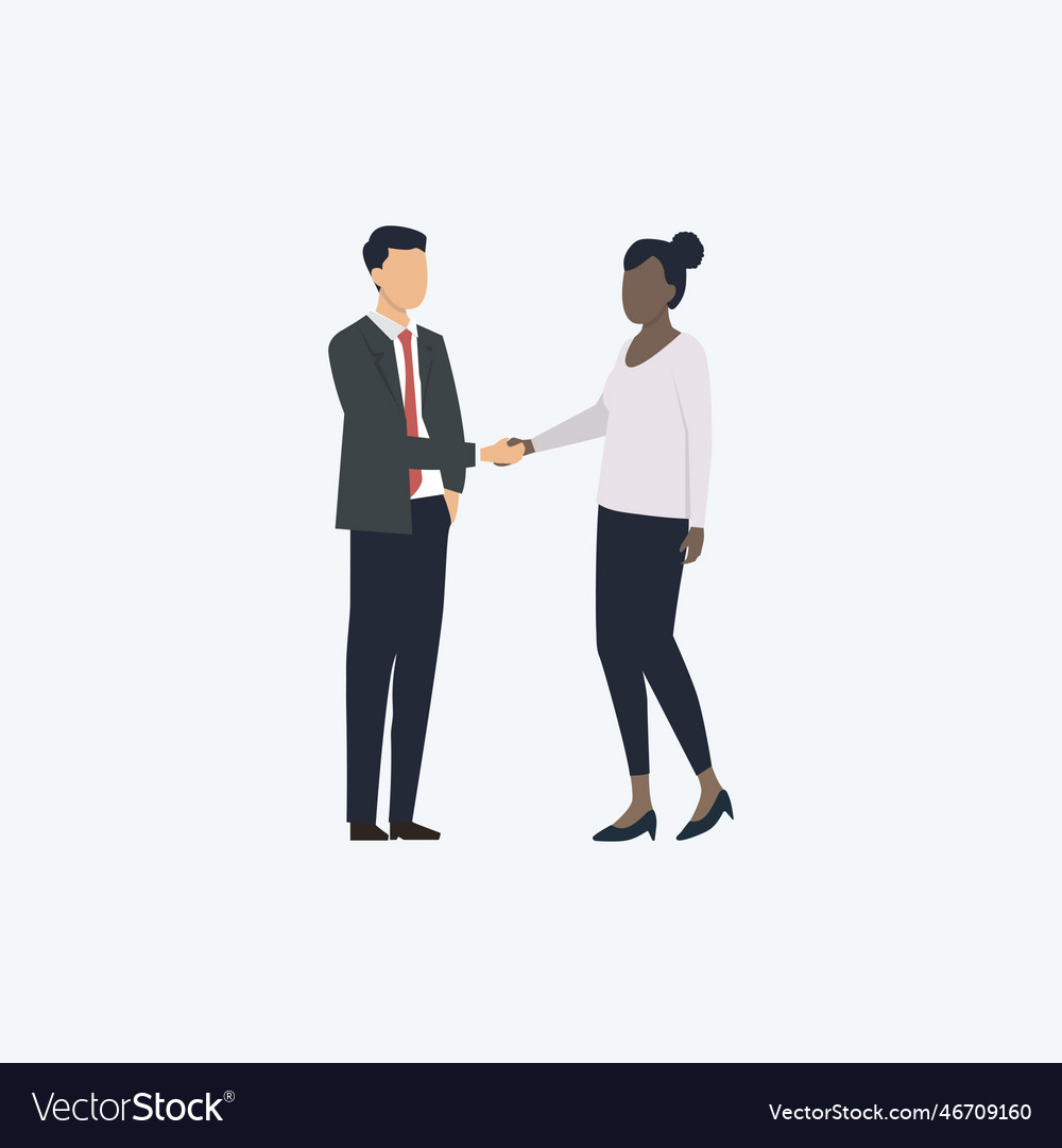 Finance and business deal handshake