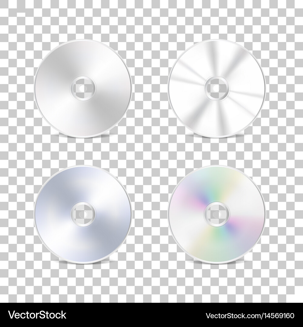 Isolated cd disk Royalty Free Vector Image - VectorStock