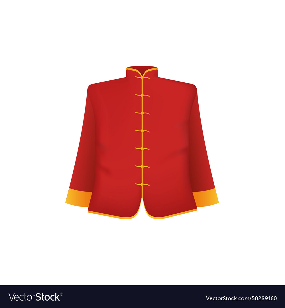 Red chinese national costume oriental festive