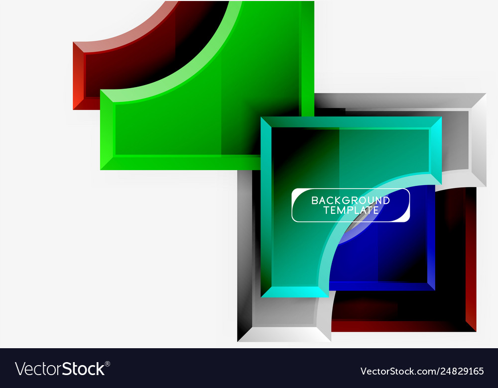 3d futuristic shapes abstract background Vector Image 3d futuristic shapes abstract background