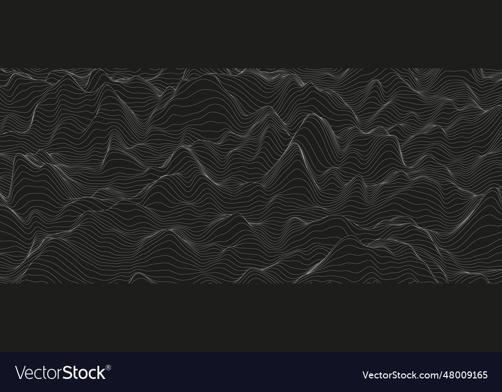 Abstract background with distorted line shapes vector image Abstract background with distorted line shapes