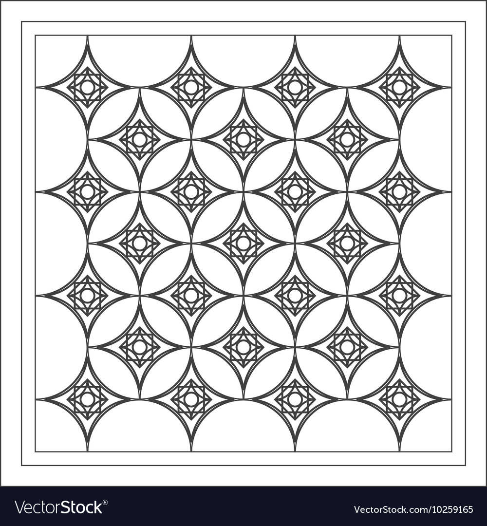 Geometrical circular pattern background