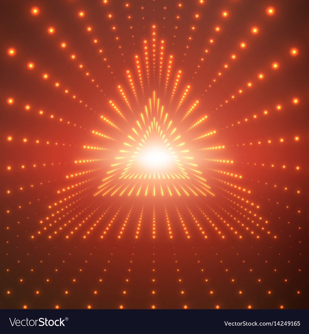 Infinite triangular tunnel