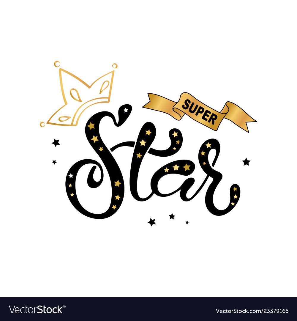 Super star Royalty Free Vector Image - VectorStock