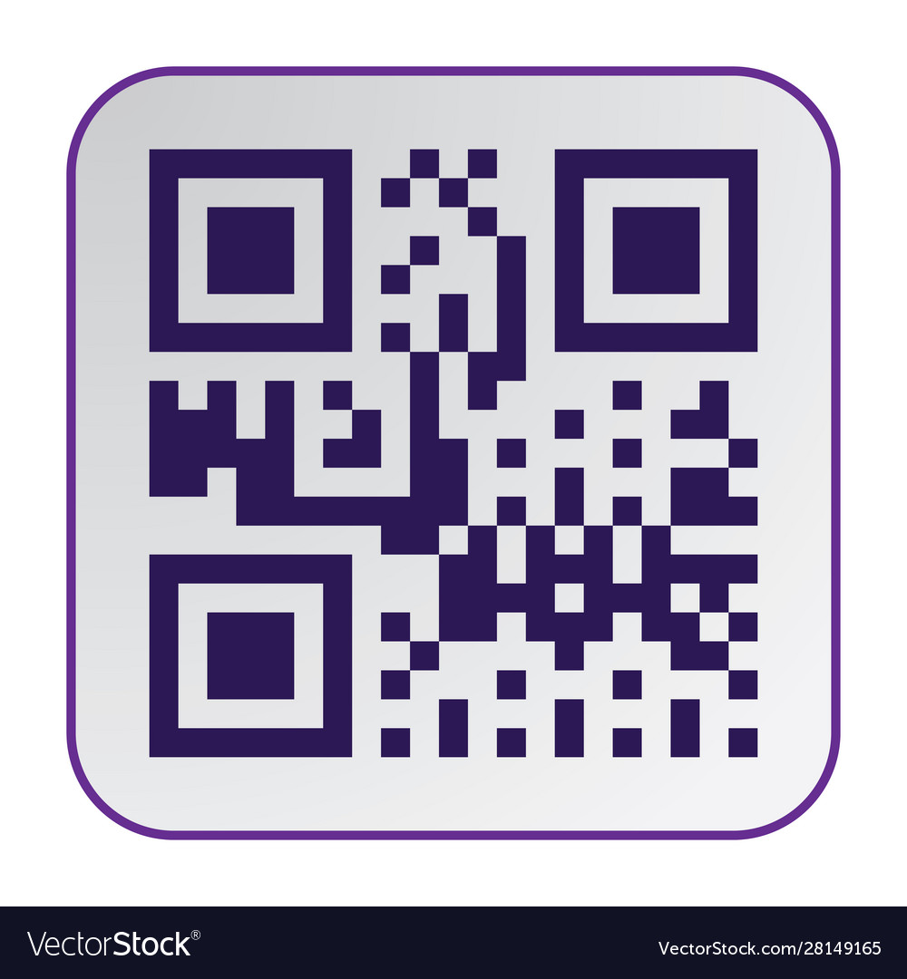 Qr code vector image Qr code