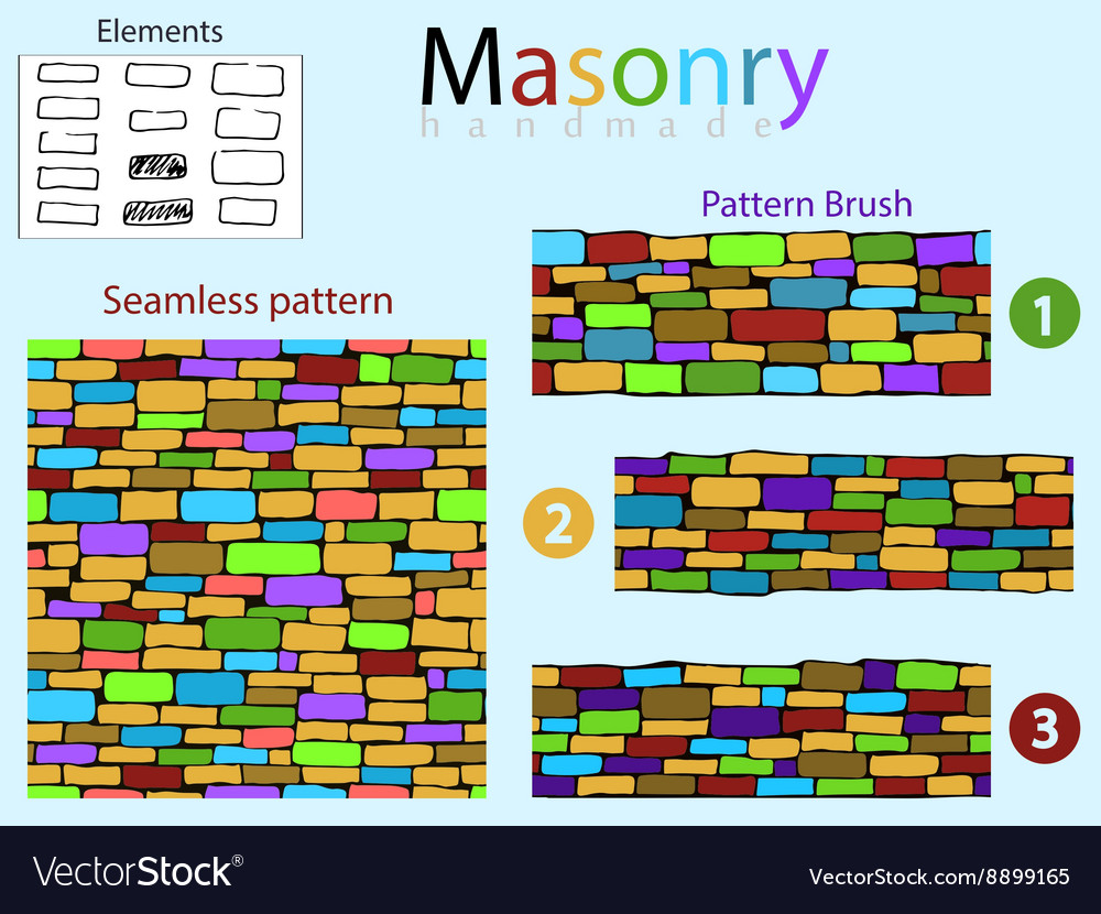 Set of seamless textures