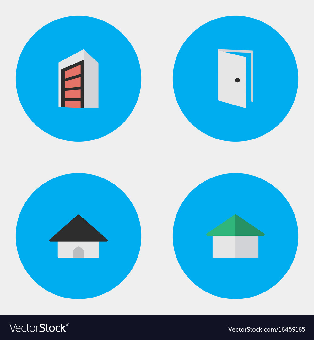 Set of simple real icons