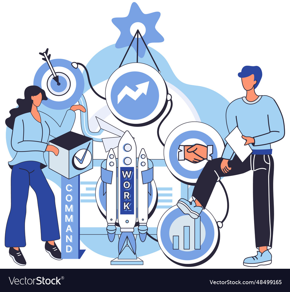Team solving complex problems teamwork