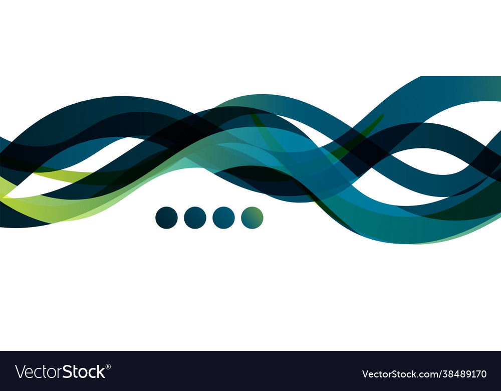 Abstract background - transparent overlapping wavy