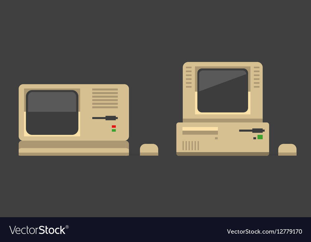 Computer evolution Royalty Free Vector Image - VectorStock