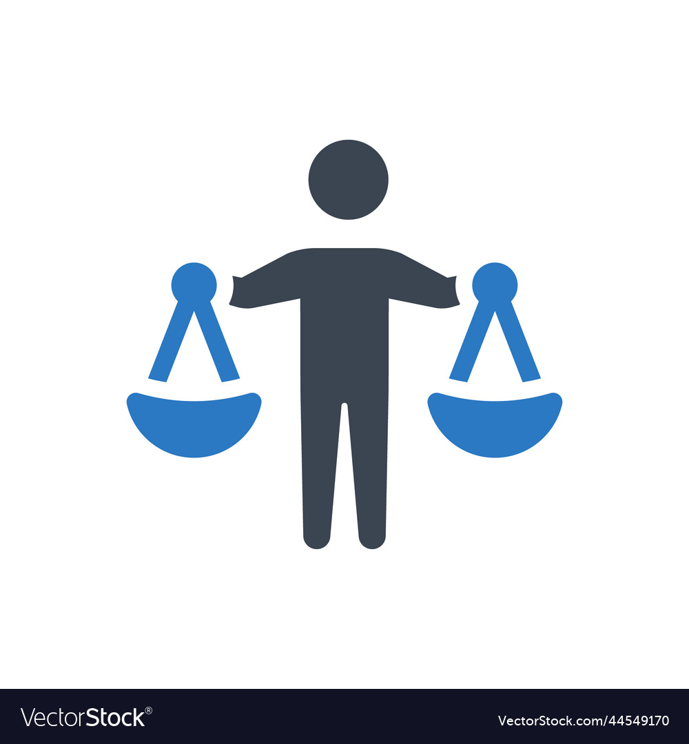 Decision analysis icon Royalty Free Vector Image