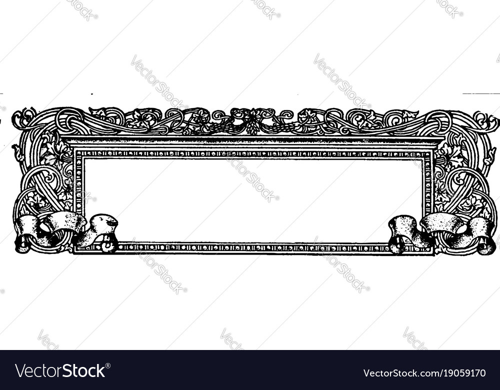 Elegant Banner with Intricate Pattern