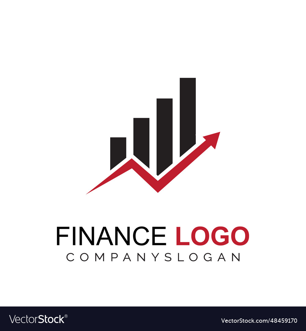 Financial logo concept Royalty Free Vector Image