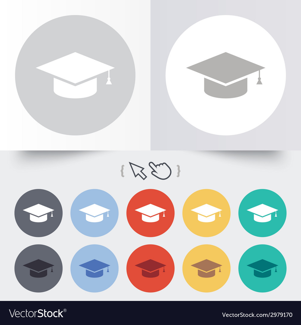 Graduation Cap Icon - Education Symbol