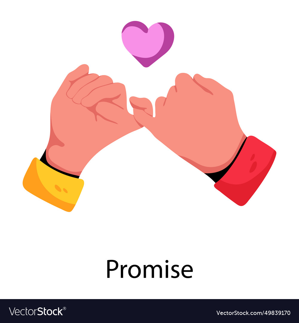 Promise Royalty Free Vector Image - VectorStock