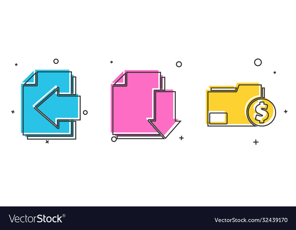 Set next page arrow document with download